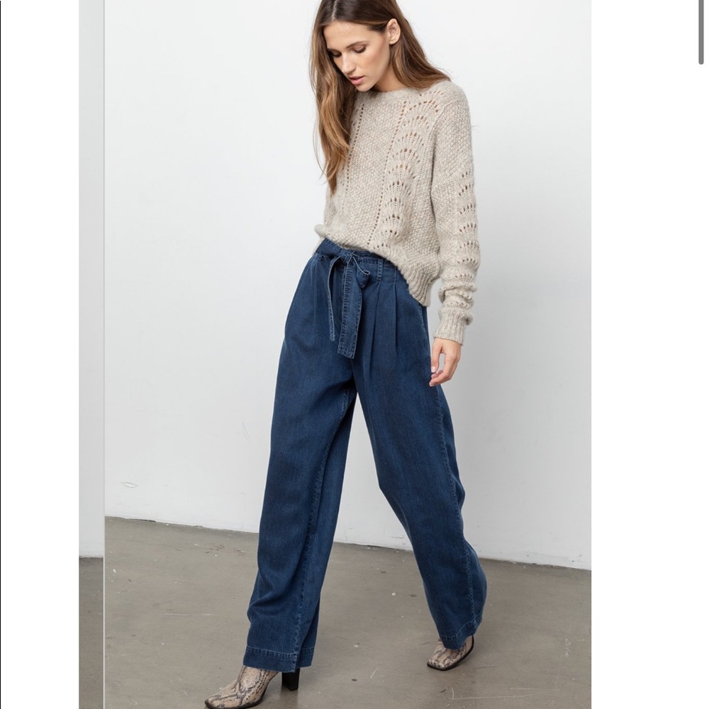Rails JESS DARK VINTAGE WASH Wide Leg Denim XS